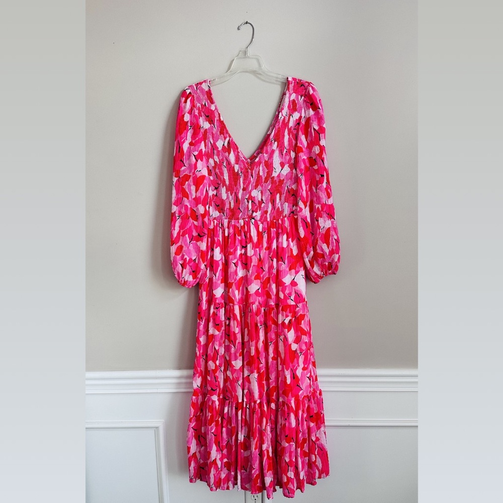 EUC Molly Bracken Large Pink Chloe Multi Dress